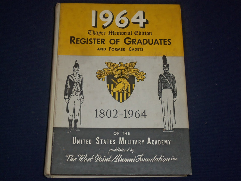 1964 REGISTER OF GRADUATES & FORMER CADETS OF U.S. MILITARY ACADEMY - KD 2953