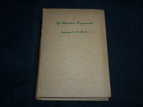 1947 GENTLEMAN'S AGREEMENT HARDCOVER BOOK BY LAURA Z. HOBSON - KD 6872