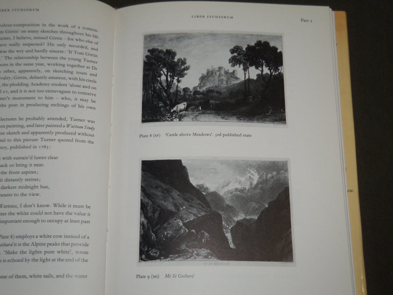1982 TURNER ON LANDSCAPE HARDCOVER BOOK BY GERALD WILKINSON - KD 3793