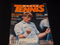 1985 SEPTEMBER WORLD TENNIS MAGAZINE - BORIS BECKER FRONT COVER - E 2381