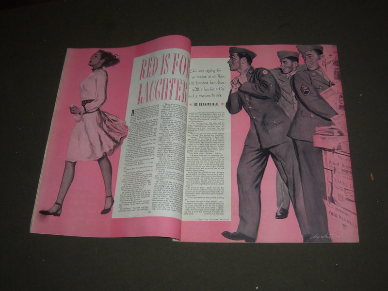 1945 MARCH LADIES HOME JOURNAL MAGAZINE - NICE COVER, STORIES & ADS - SP 7030