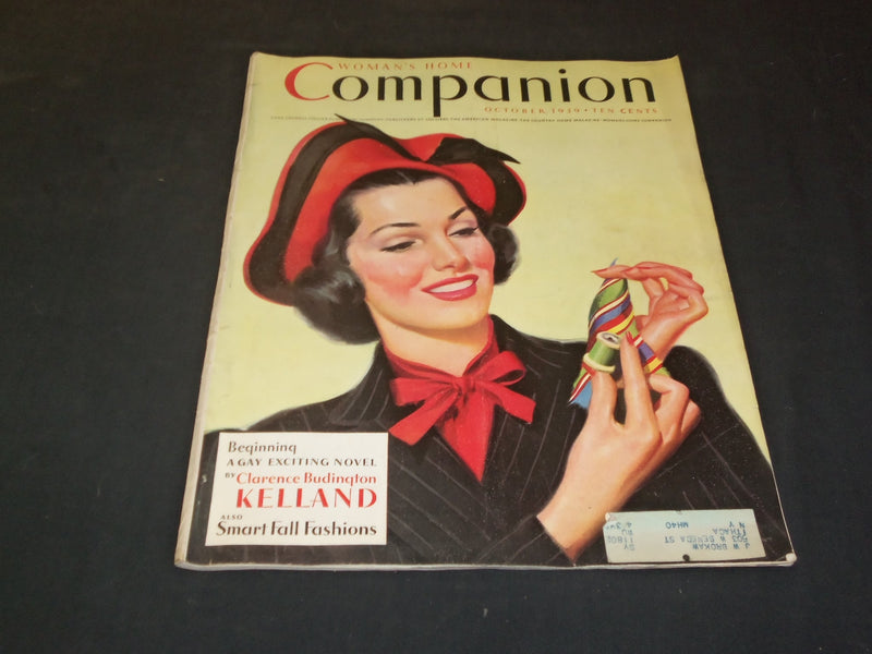 1939 OCTOBER WOMAN'S HOME COMPANION MAGAZINE - ILLUSTRATED COVER - SP 7010
