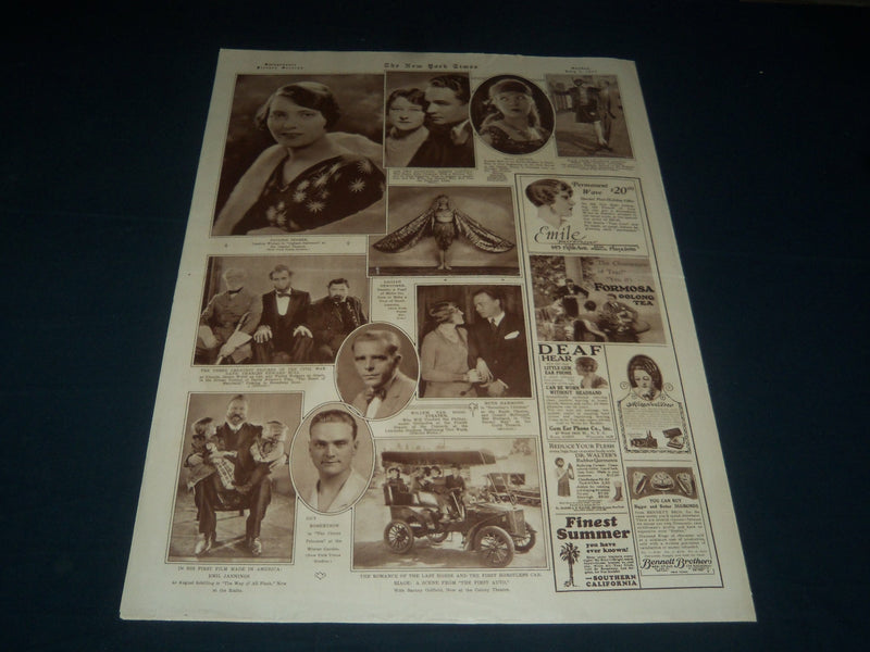 1927 JULY 3 NEW YORK TIME PICTURE SECTION - MARTIN JOHNSON IN AFRICA - NT 7391