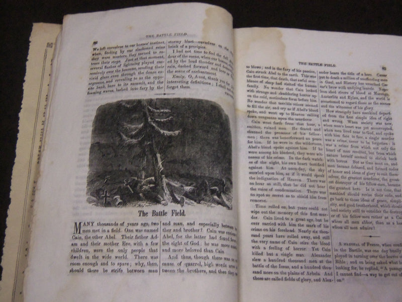 1850 MERRY'S MUSEUM AND PARLEY'S PLAYMATE MAGAZINE LOT OF 3 ISSUES - WR 893