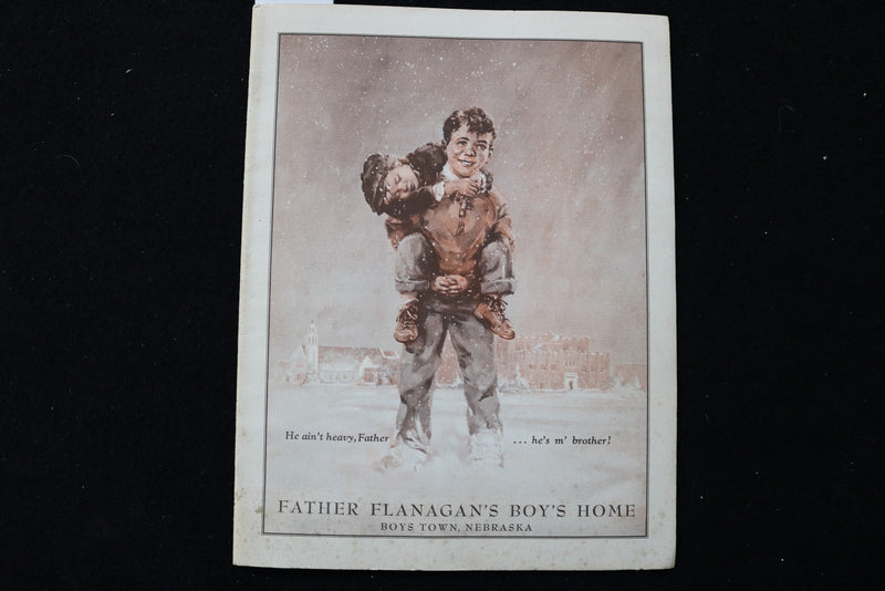 1940'S FATHER FLANAGAN'S BOY'S HOME SOFTCOVER BOOK-BOY'S TOWN, NEBRASKA - K 3068