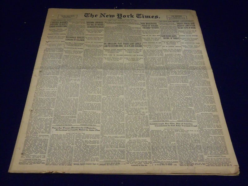 1930 JULY 17 NEW YORK TIMES - LOU GEHRIG HITS NO. 24 - NT 3902