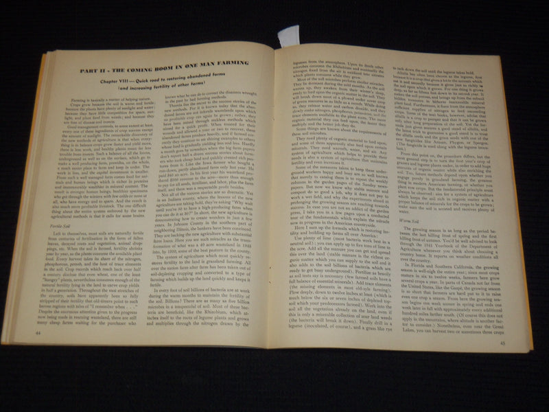 1951 HOW TO MAKE A LIVING IN THE COUNTRY BULLETIN BY FRED TYLER - K 1066