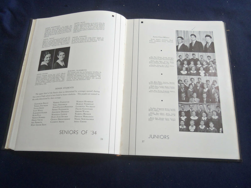 1934 THE TRUMPET AQUINAS HIGH SCHOOL YEARBOOK - LA CROSSE, WISCONSIN - YB 2652