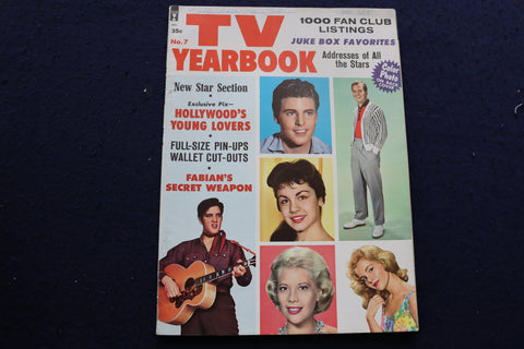 1959 TV YEARBOOK MAGAZINE - ELVIS PRESLEY & RICKY NELSON COVER - E 9154