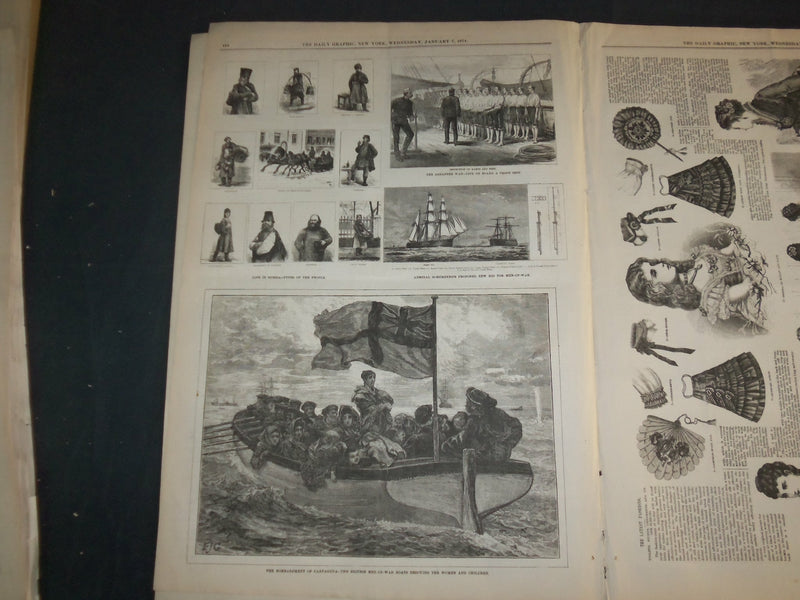1874 JANUARY 7 THE DAILY GRAPHIC NEWSPAPER - A HINT TO OUR CONGRESSMEN - NT 7642