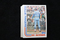 ROLLIE FINGERS IN ACTION 1982 TOPPS BASEBALL CARDS-#586 - NM-MT-LOT OF 27 - #130