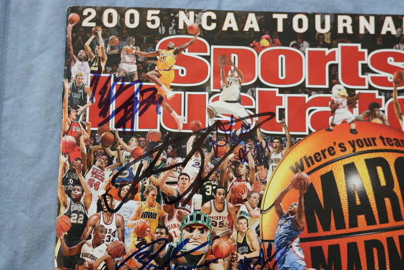 2004-2005 SPORTS ILLUSTRATED - MARCH MADNESS - SIGNED COVERS -LOT OF 3 - E 26441