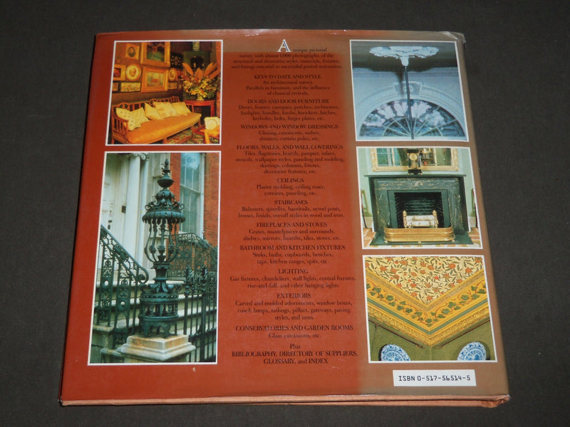 1987 PERIOD DETAILS SOURCE BOOK FOR HOUSE RESTORATION -FIRST AMERICAN EDN- D 160