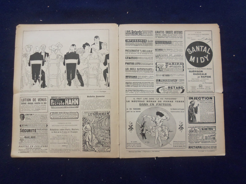 1908 OCT 17 LE SOURIRE MAGAZINE - ILLUSTRATED COMEDY - FRENCH TEXT - SP 4867Q