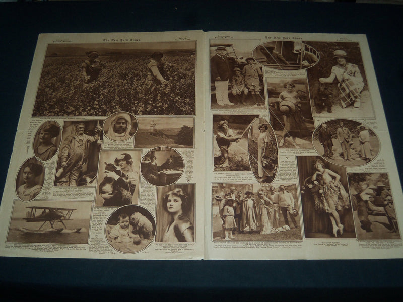 1923 AUGUST 5 NEW YORK TIMES PICTURE SECTION - WARREN HARDING COVER - NT 7396