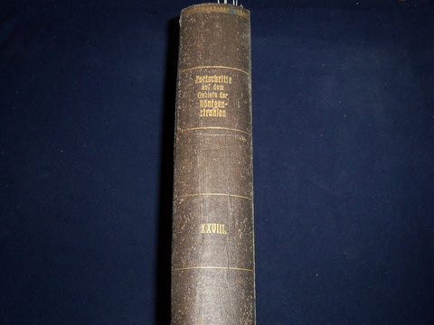 1921-1922 FORTSCHRITLE AUF DEMGEBIETE DER RONTGENSTRAHLEN VOLUME - KD 2951P