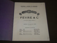 1910'S FAVRE & CIE CARRIERES & SCIERIES DE BOURGOGNE FRENCH CATALOGUE - FR 453