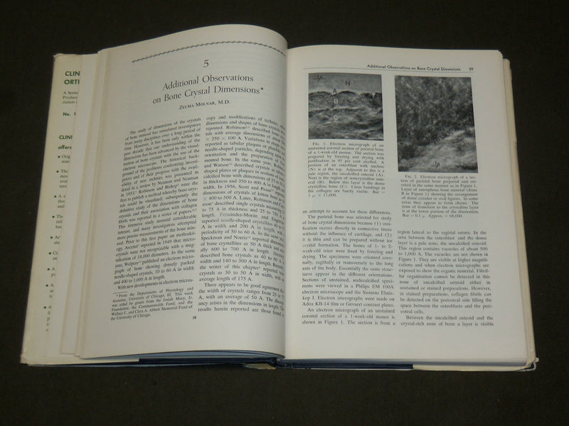 1960 CLINICAL ORTHOPAEDICS HARDCOVER BOOK #17 - KD 6299