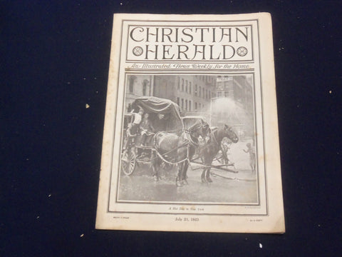 1923 JULY 21 CHRISTIAN HERALD MAGAZINE - A HOT DAY IN NEW YORK - ST 6612