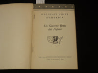 1950'S UN GOVERNO RETTO DAL POPOLO GLI STATI UNITI D'AMERICA BOOK - K 2637