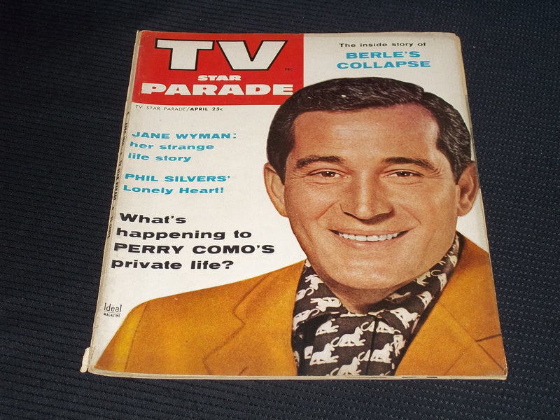 1956 APRIL TV STAR PARADE MAGAZINE - PERRY COMO FRONT COVER - E 14038