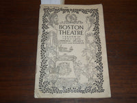 1902 MARCH 10 BOSTON THEATRE OPERA PROGRAM - LAWRENCE MCCARTY - K 1188