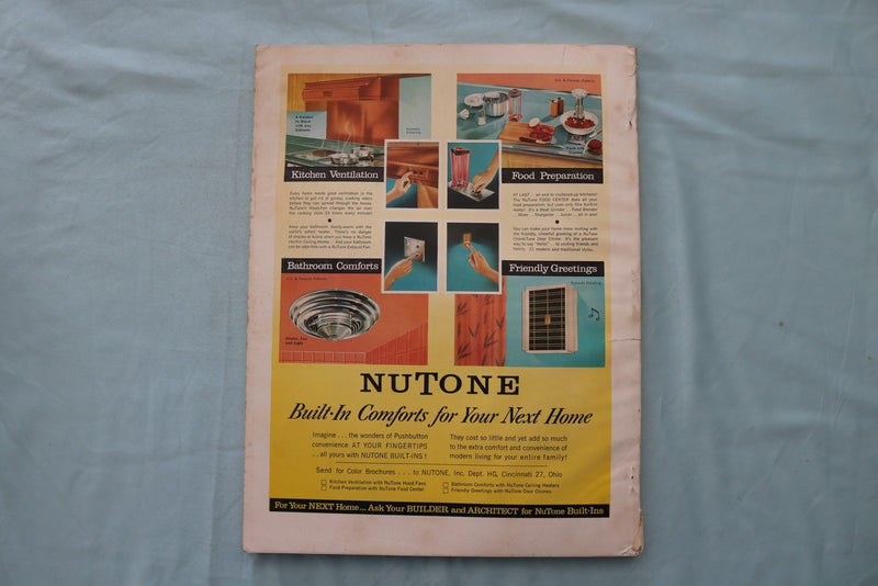 1957 NOVEMBER HOUSE & GARDEN MAGAZINE - CHRISTMAS GIVING COVER - E 26516