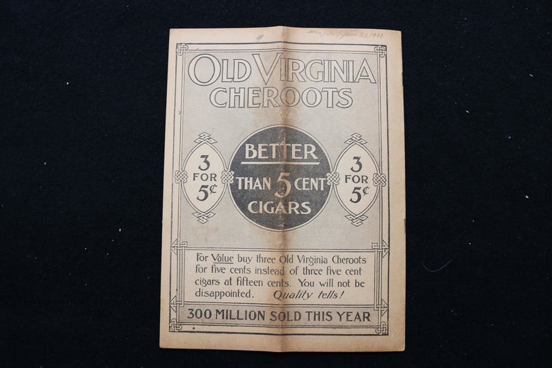1901 HOWARD ATHENAEUM PROGRAMS - LOT OF 5 - BOSTON, MASSACHUSETTS - K 2275