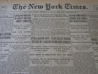 1921 JAN 16 NEW YORK TIMES - 5 CENT LOAF BACK - FIRST TIME SINCE WAR - NT 6128