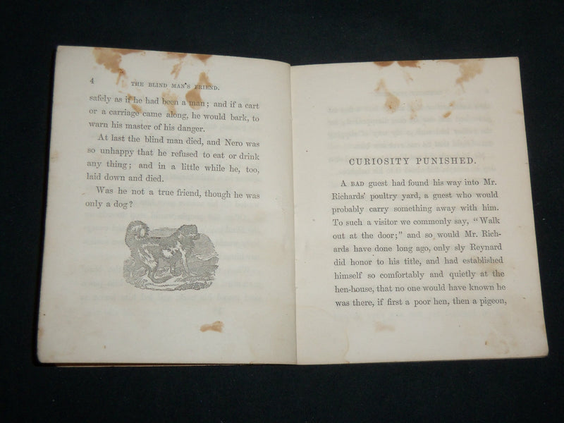 1855 THE BLIND MAN'S FRIEND AND OTHER TALES BOOK - HOLIDAY TALES - J 6759