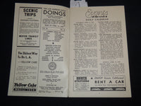 1939 APRIL 15 THE LOS ANGELES DAILY DOINGS PROGRAM - LAWRY'S PRIME RIB - J 8713