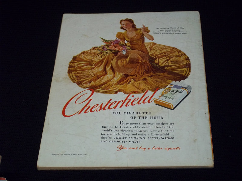 1940 MAY SCREEN ROMANCES MAGAZINE - ZORINA & RICHARD GREENE COVER - E 16555