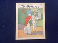 1908 JUNE 20 LE SOURIRE MAGAZINE - ILLUSTRATED COMEDY - FRENCH TEXT - SP 4867M