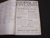 1919 JANUARY-DECEMBER JOURNAL OF EDUCATION BOUND VOLUME - COMPLETE YEAR - R 888