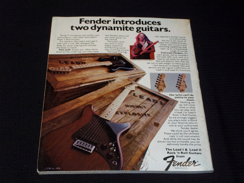1980 MARCH GUITAR PLAYER MAGAZINE - RY COODER FRONT COVER - E 7722