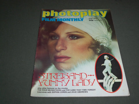 1975 APRIL PHOTOPLAY FILM MONTHLY MAGAZINE - BARBARA STREISAND - SP 7597