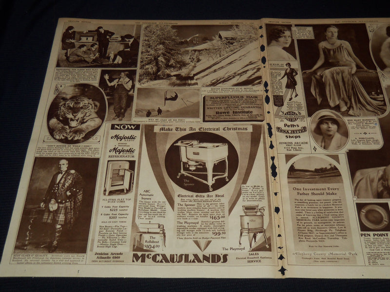 1930 DECEMBER 7 PITTSBURGH SUN TELEGRAPH GRAVURE - MUNNINGS - ECHAGUE - NT 9590