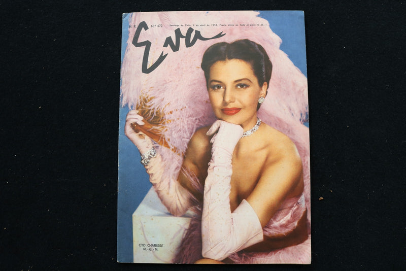 1954 APRIL 4 EVA MAGAZINE - CYD CHARISSE COVER - E 25367