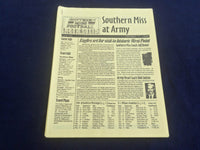 1998 OCTOBER 17 SOUTHERN MISSISSIPPI AT ARMY FOOTBALL GAME PRESS KIT - ST 4628E