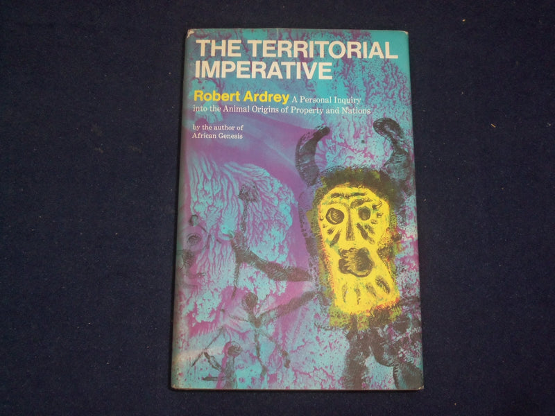 1966 THE TERRITORAL IMPERATIVE HARDCOVER BOOK BY ROBERT ARDREY - KD 9166