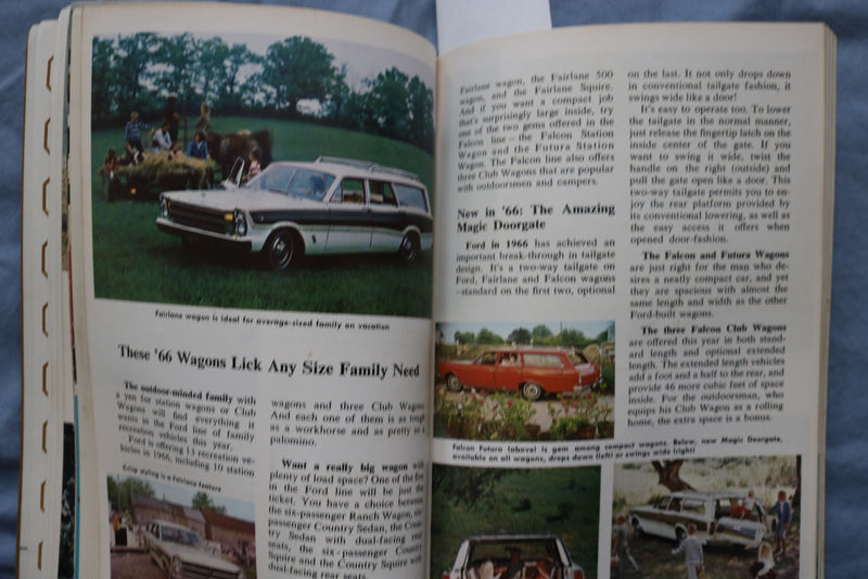 1966 THE FORD ALMANAC - SOFTCOVER BOOK - K 3192