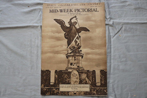 1919 JAN 9 MID-WEEK PICTORIAL MAGAZINE SECTION-ITALY CELEBRATES VICTORY- NP 9246