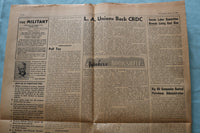 1944 MAY 27 THE MILITANT NEWSPAPER - FDR - PLANT SEIZURES - K 3304