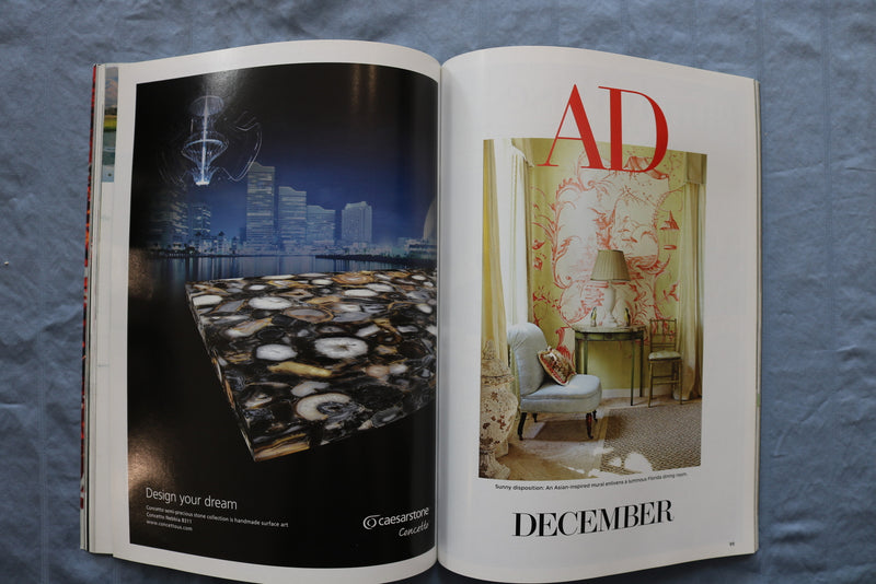 2012 DEC ARCHITECTURAL DIGEST MAGAZINE - MICHAEL J. FOX & TRACY POLLAN- ST 5510E