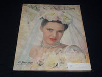 1946 JUNE MCCALL'S MAGAZINE - NICE COLOR COVERS & ADS - E 1073