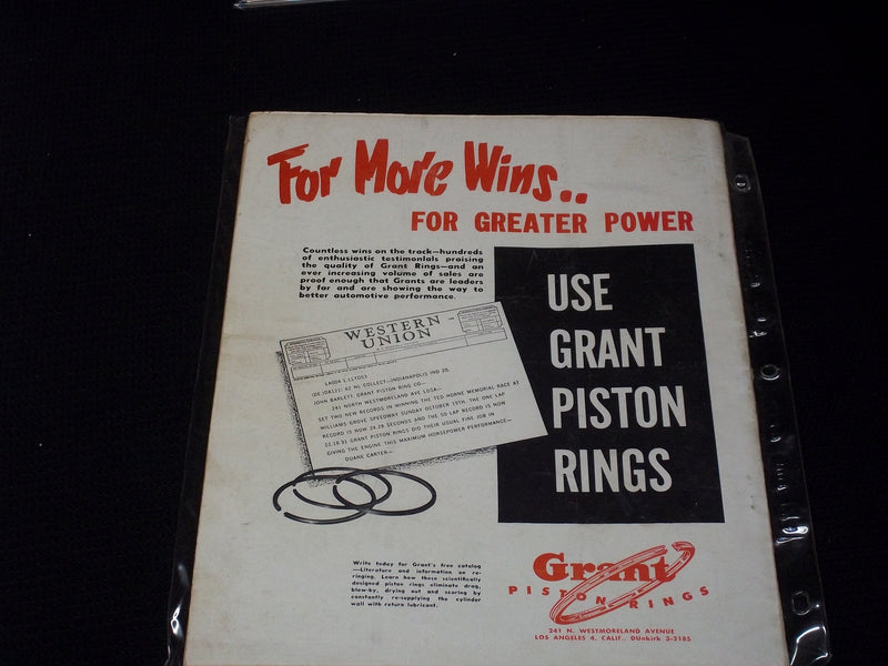1953 APRIL SPEED AGE MAGAZINE - NICE RACING FRONT COVER - E 1990