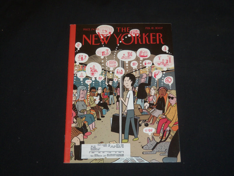 2007 FEBRUARY 12 THE NEW YORKER MAGAZINE - ILLUSTRATED COVER - NY 2093