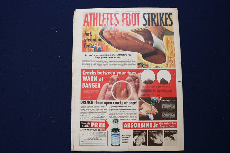 1940 JUNE 16 SUNDAY NEWS PICTURE NEWSPAPER - SHIRLEY ROSS - BASEBALL - E 22710