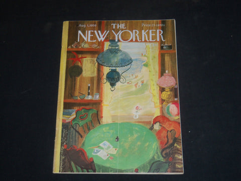 1959 AUGUST 1 THE NEW YORKER MAGAZINE - ILLUSTRATED COVER - NY 1074