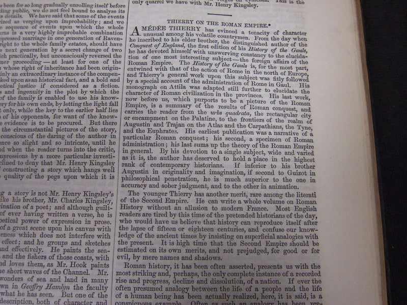 1862 SATURDAY REVIEW 2 BOUND VOLUMES - COMPLETE YR- PUBLISHED IN LONDON - R 1084